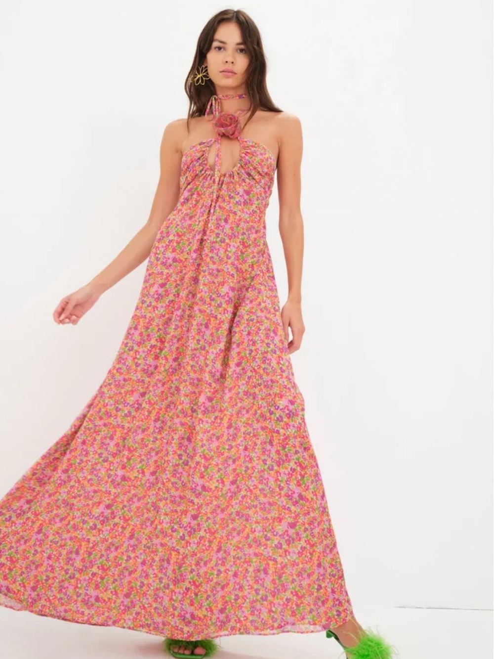For Love & Lemons Suzette Maxi Dress